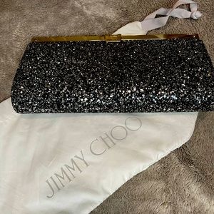 Beautiful Glitter Jimmy Choo clutch